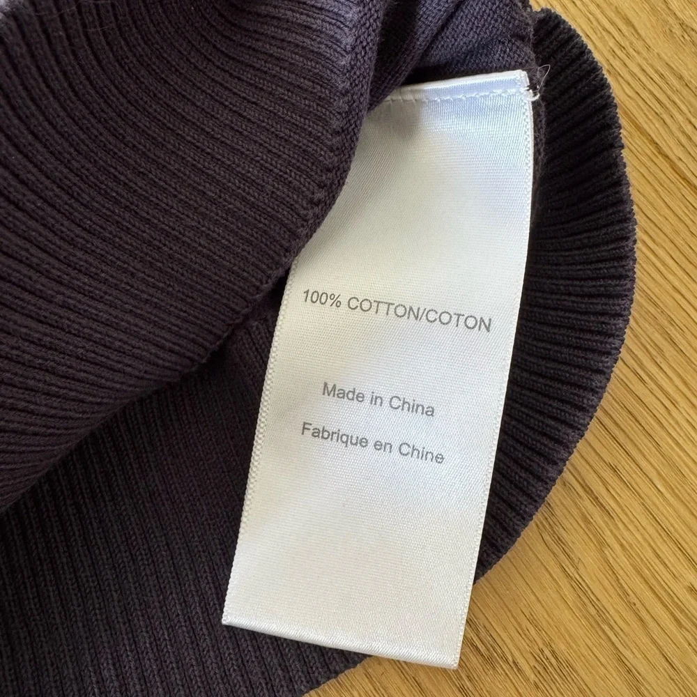 Tory Burch Navy 100% Cotton lightweight Cardigan XSmall